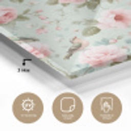 Rozen - Vogels - Pastel - Kleurrijk plexiglas 5mm klein 11 -sfeer2