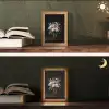 Pastel - Bloemen - Glazen - Vaas Light Box met kabel (Tafellamp) klein -sfeer3