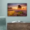 Heidelandschap met een boom canvas 2cm klein -sfeer4