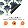 Klassiek - Motief - Blauw Inductie beschermer vinyl 3mm klein 276 -zzzzzzz-td-onderkant