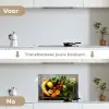 Krat - Fruit - Regenboog keuken achterwand spatscherm klein -voor_na_NL