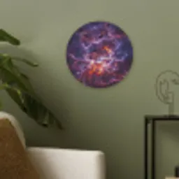 Space - Stars - Abstract - Colorful Akoestische PET Vilt - Rond klein -sfeer2
