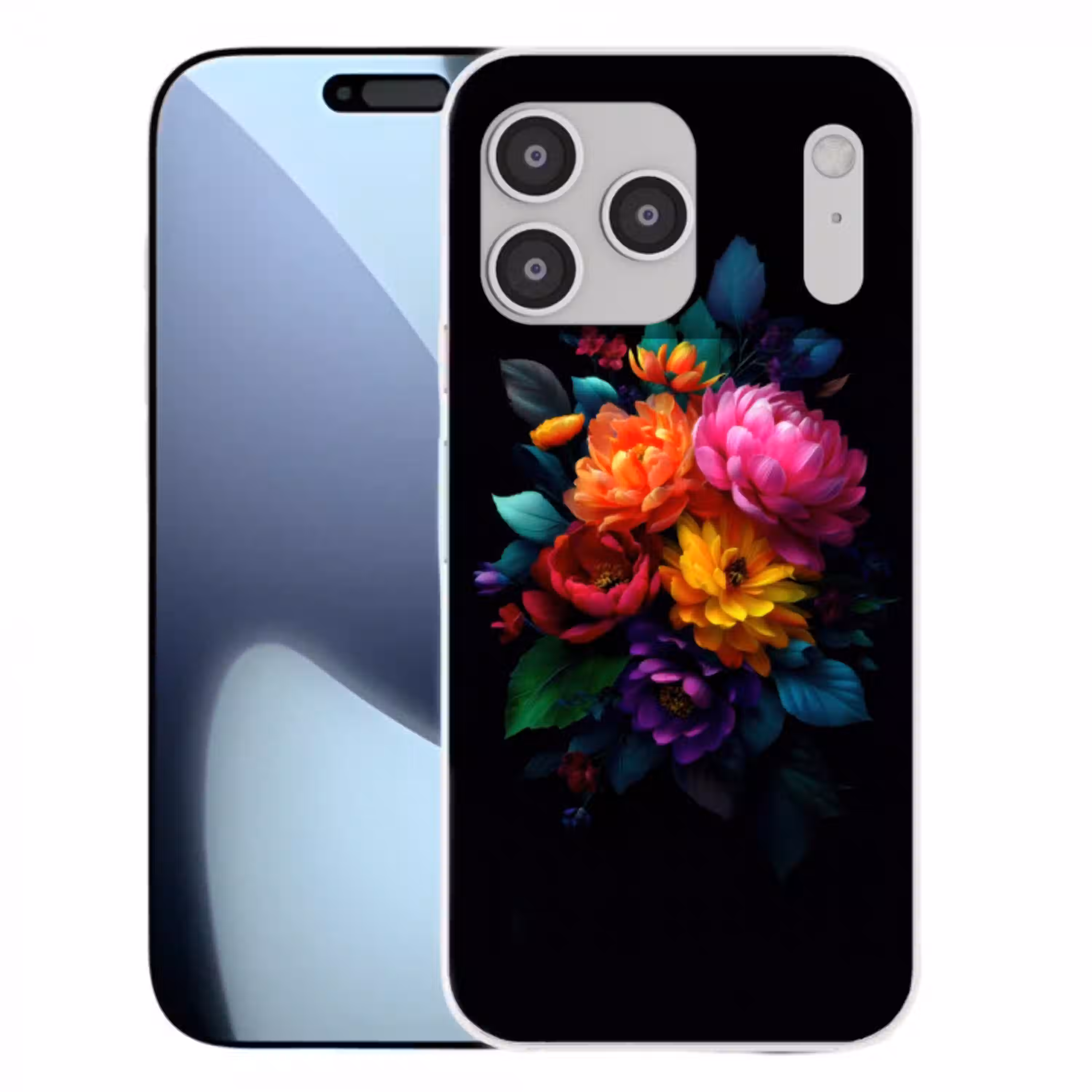 Boeket - Bloemen - Kleur Telefoonhoesje iPhone 17 Pro Max klein -3d