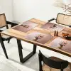 Vaas - Bloemen - Roze Placemat vinyl groot -zzsfeer4_Kitchenyeah-website