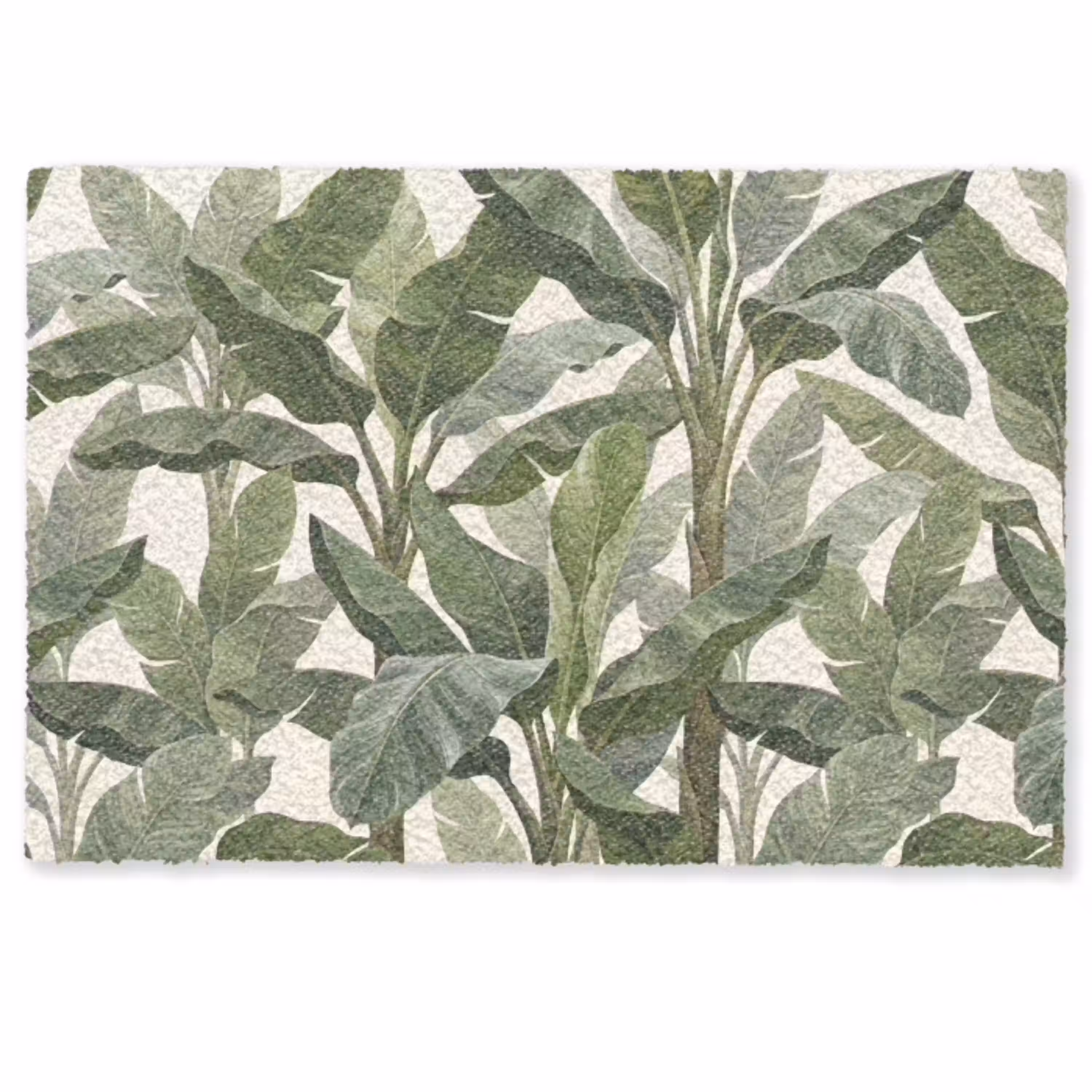 Planten - Bladeren - Tropisch - Groen Deurmat klein -zkaufland3d