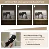 Paard - Auto - Zwart - Wit Light Box met batterij (Wandlamp) middel -USP_dimbaarNL