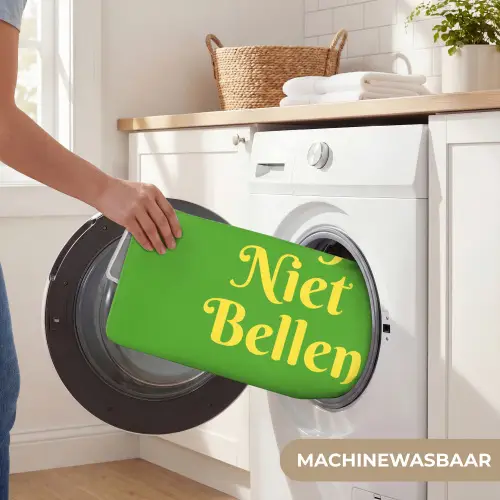 Mij niet bellen - Telefoon - Groen Badmat klein -USP_WasbaarNL