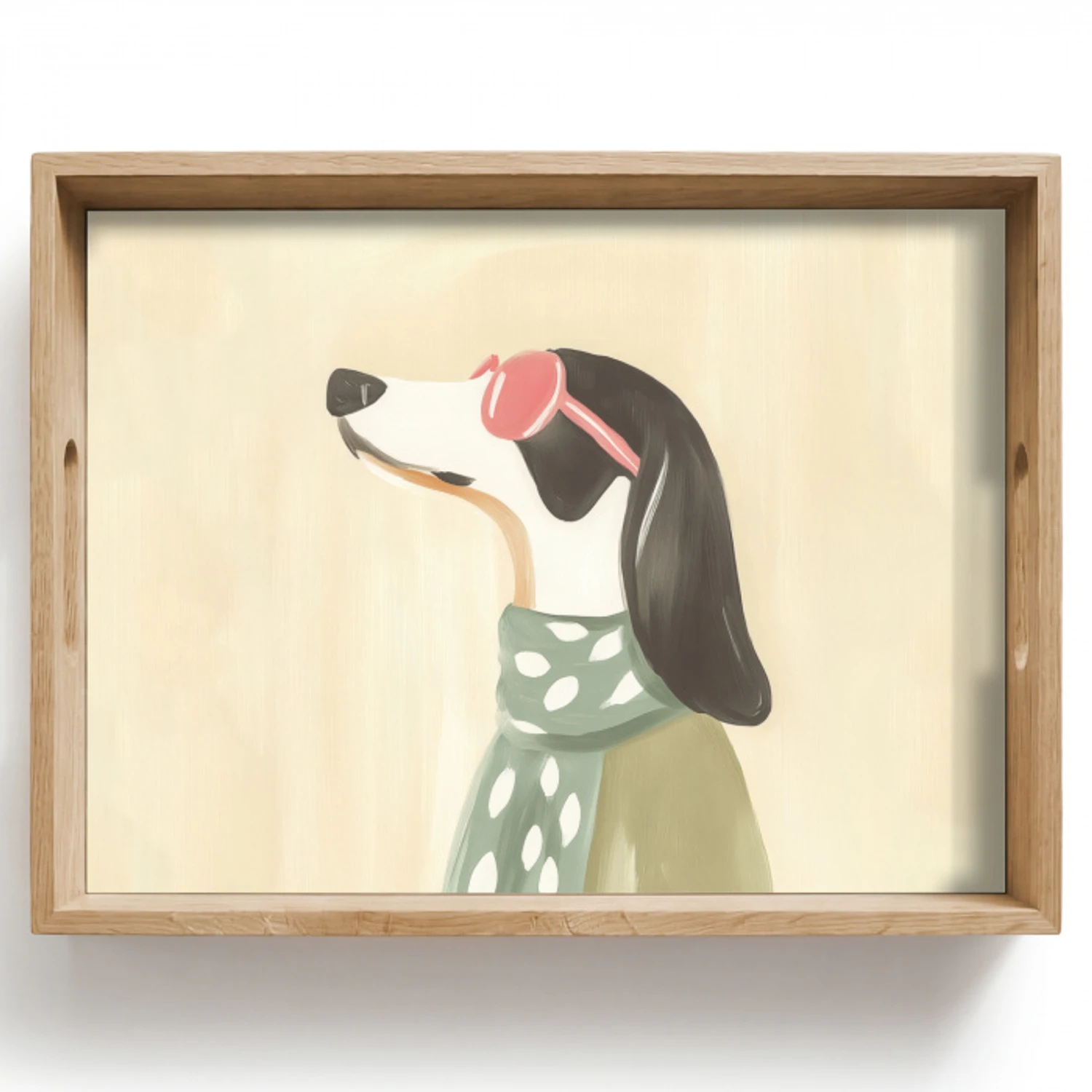 Hond - Zonnebril - Sjaal Dienblad Rechthoek middel -z3d_shopping