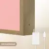 Doosje - Bonbons - Liefdevolle - Tekst Light Box met batterij (Wandlamp) middel -USP_websiteoplaadbaarNL
