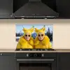 Vrouwen - Bananen - Geel keuken achterwand spatscherm klein -sfeer1