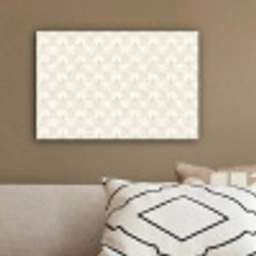 Patroon - Bloemen - Beige canvas 2cm klein 34 -sfeer3