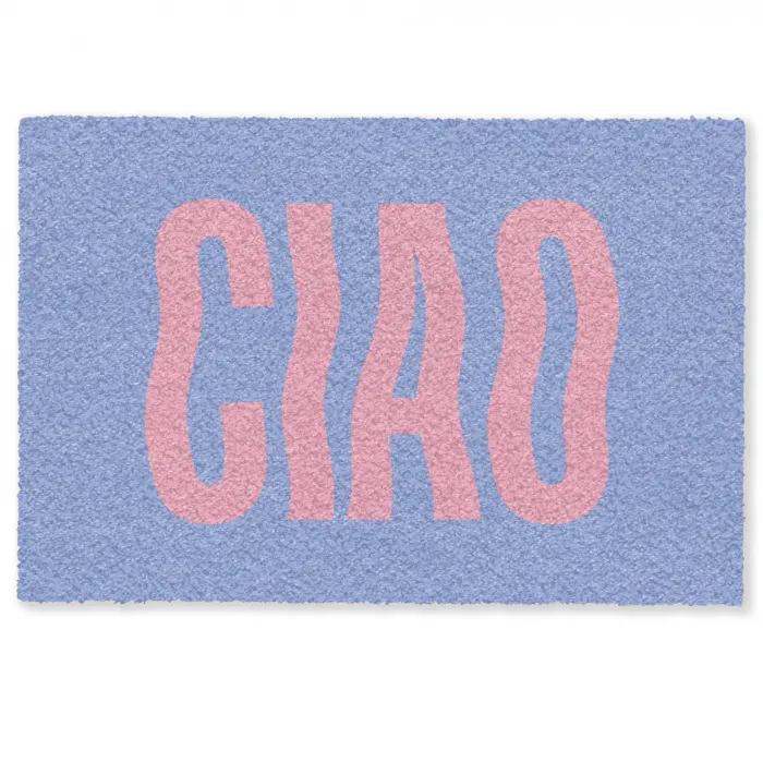 Ciao - Roze - Blauw - Golvend Deurmat klein -zkaufland3d