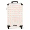 Koraalkruisjes op gebroken wit NBS - Handbagage koffer - Kinderen Unisex middel -productfoto_recht