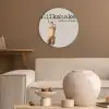 Milkshake - Kers - Rietje Akoestische PET Vilt - Rond klein -sfeer1