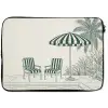 Terras - Illustratie - Groen laptophoes neopreen klein -zkaufland3dotto