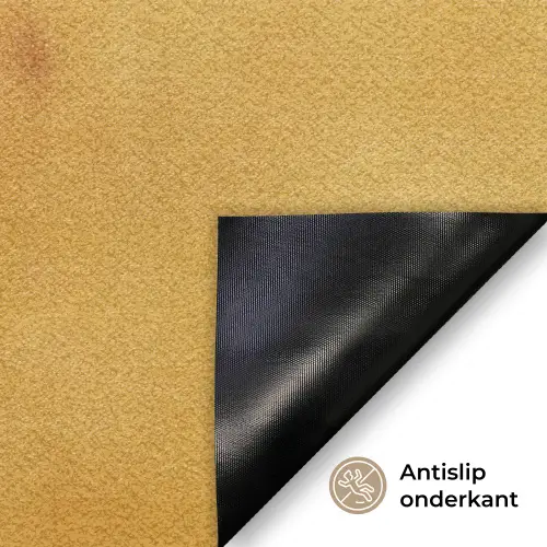 Bladeren - Boeket - Bloemen - Geel Deurmat klein -antislip_NL