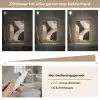 Abstract - Vormen - Modern - Beige Light Box met kabel (Tafellamp) klein -USP_dimbaarNL