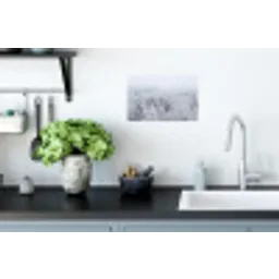 Bos - Sneeuw - Winter - Natuur - Wit Muursticker klein -keuken