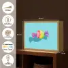 Blauw - Snoep - Regenboog Light Box met batterij (Wandlamp) middel -USP_websiteoverzichtNL