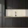 Zebra - Patroon - Beige keuken achterwand 2 middel 871 -sfeer1