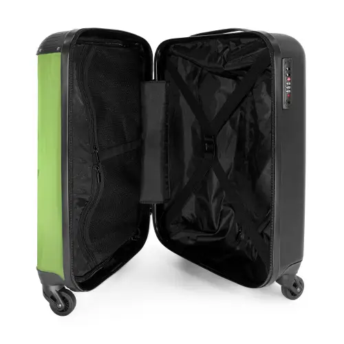 T-rex breekt door groen raam met glas NBS - Handbagage koffer - Kinderen Unisex middel -binnenkant