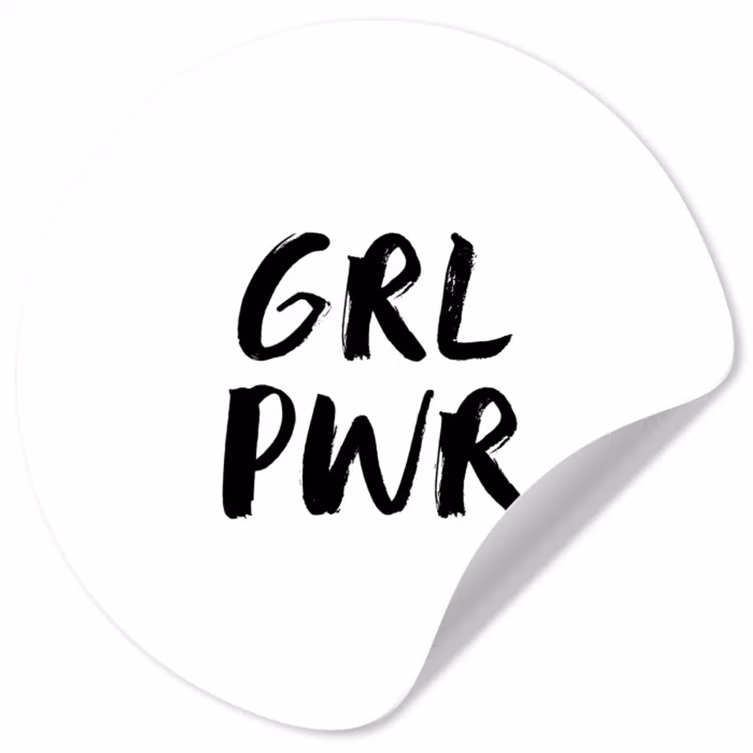 Behangcirkel - Spreuken - Grl pwr - Meisjes - Quotes - Kinderen