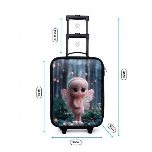 Fairy - Bos - Glitters Kinderkoffer - Zwart klein -productfoto_formaten