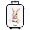 Bruin konijntje met roze bellen Kinderkoffer - Zwart klein -zzz_website3d