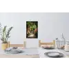 Doorkijk - Tropisch - Bloemen - Natuur Muursticker klein -eettafel
