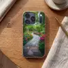 Park - Bloemen - Tuin Telefoonhoesje iPhone 17 Pro klein -sfeer1