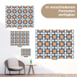 Traditioneel - Tegel - Oranje tuinposter los doek klein 239 -Xsfeer9_DE