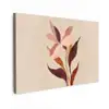 Bloemen - Blaadjes - Minimalistisch - Roze canvas 2cm klein -z3d