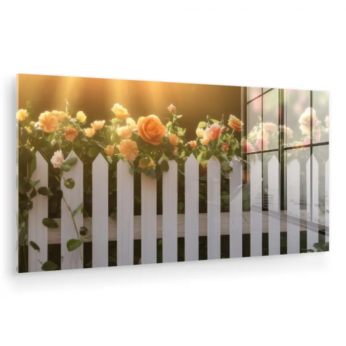 Rozen - Hek - Zonlicht plexiglas 5mm klein -zzzproduct_nieuw