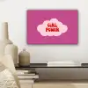 Girl power - Wolk - Roze canvas 2cm klein -sfeer6