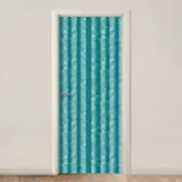 Zwembad - Strepen - Groen deurposter klein 289 -3d_beige
