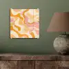 Abstract - Golvend - Oranje plexiglas 5mm klein -sfeer3