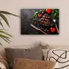 Steak - Hart - Bestek canvas 2cm klein -sfeer1