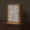 Kiezels - Stenen - Grijs Light Box met kabel (Tafellamp) klein -z3d_website