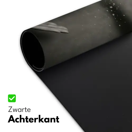 Champagnefles - Glas - Minimalistisch - Spetters Muismat XXL klein -sfeer2