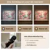 Flamingo - Schildpad - Roze Light Box met batterij (Wandlamp kind) middel -USP_lichtkleurNL
