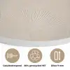 Japandi - Beige - Modern Akoestische PET Vilt - Rond klein -closeup_NL