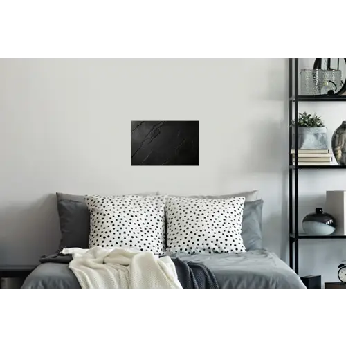 Zwart - Steen - Beton Muursticker klein -slaapkamer