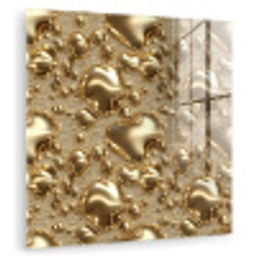Druppels - Organisch - Goud plexiglas 5mm klein 11 -zzzproduct_nieuw