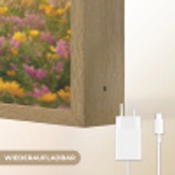 Cavia - Kleurrijk - Bloemen Light Box met batterij (Wandlamp kind) middel -USP_websiteoplaadbaarDE