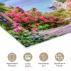Doorkijk - Vuurtoren - Bloemen - Uitzicht poster papier klein -closeup_NL