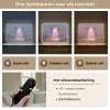 Ufo - Rozen - Pastelkleuren Light Box met batterij (Wandlamp) middel -USP_lichtkleurNL