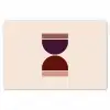 Zandloper - Symmetrisch - Rood - Paars Placemat vinyl groot -zzsfeer1_Kitchenyeah-website
