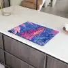 Tijger - Roze - Bladeren - Jungle Inductie beschermer vinyl 3mm klein -sfeer8