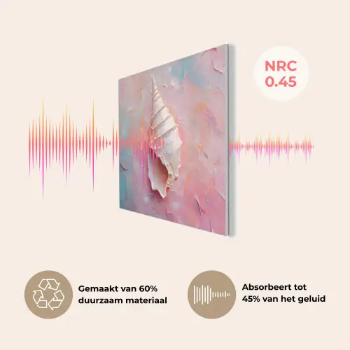 Schelp - Pastel - Pink PET vilt klein -USP_NL