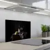 Druiven - Wijn - Rood - Tafel keuken achterwand spatscherm klein -3d_schuin